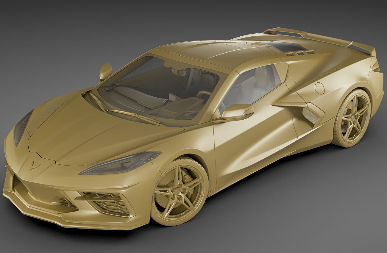 Corvette C8 3D model_22