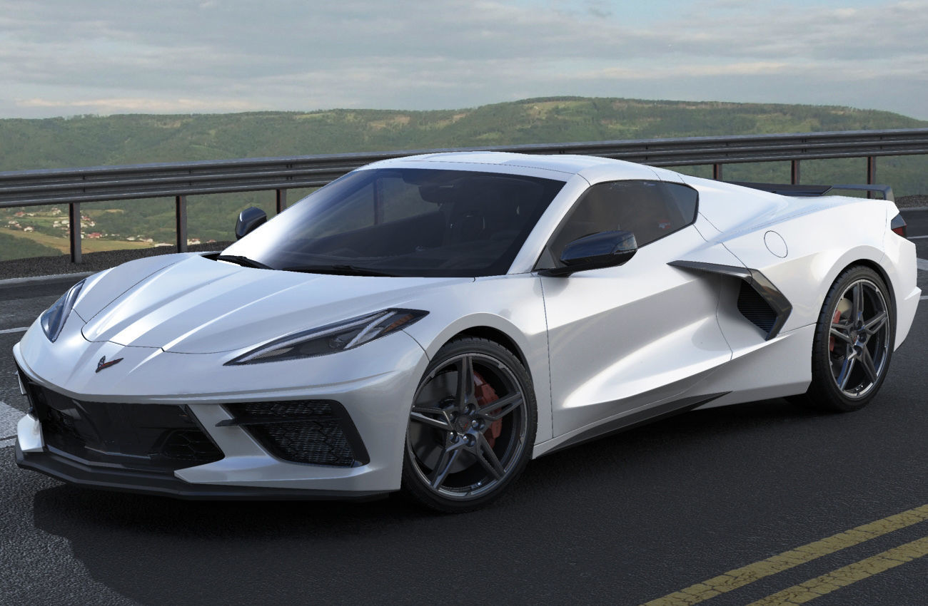 Corvette C8 3D model_20