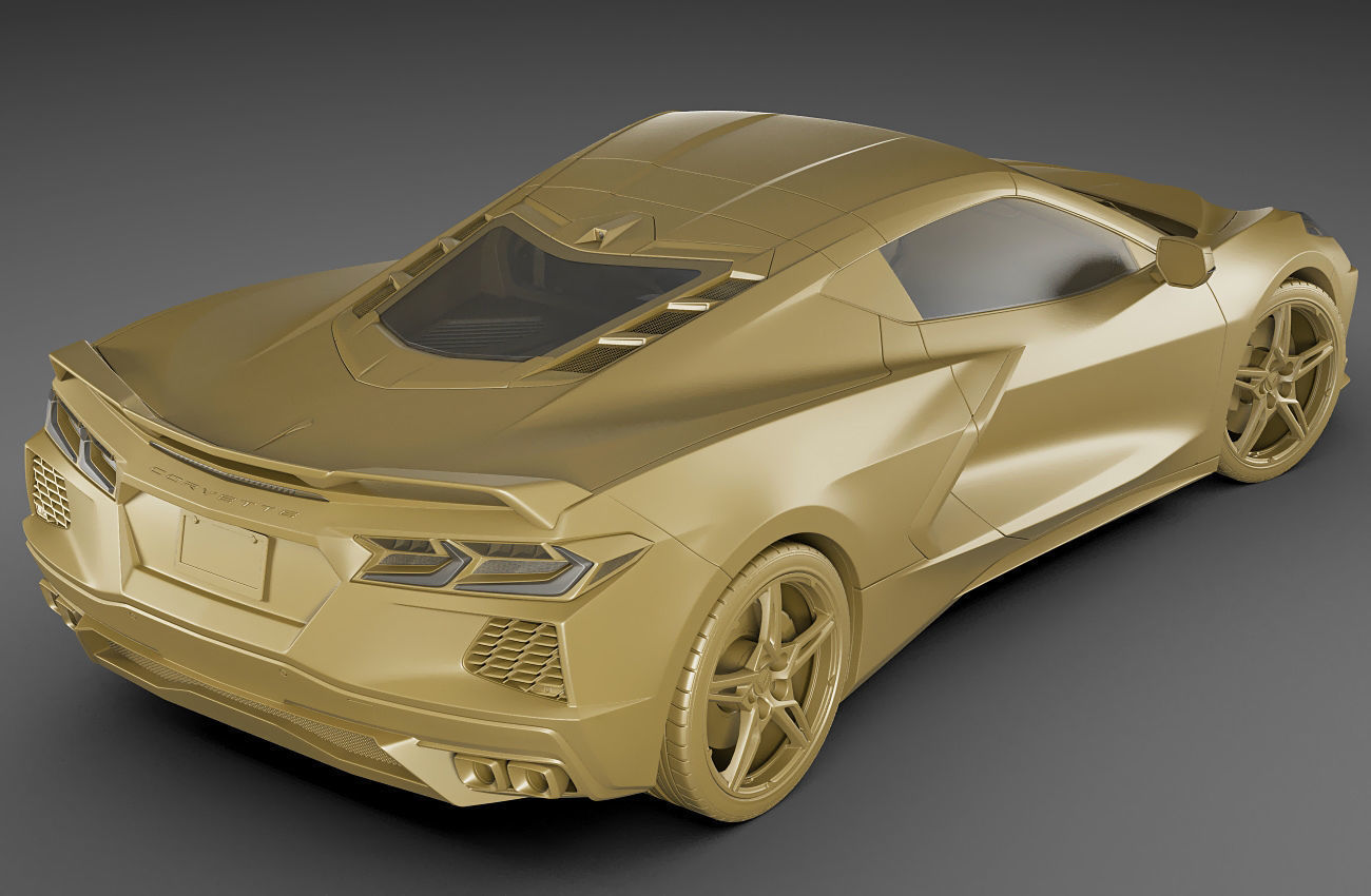 Corvette C8 3D model_23