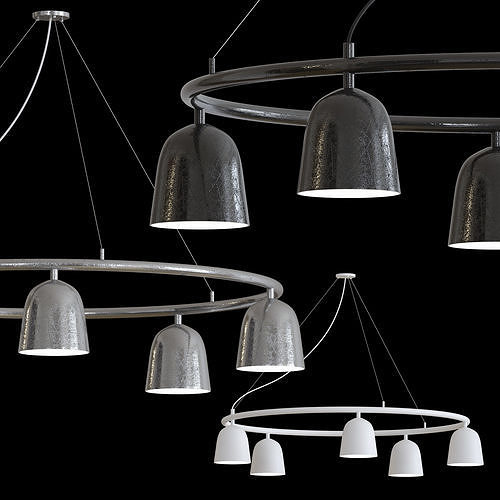 Zero Convex Circle ceiling lamp 3D model