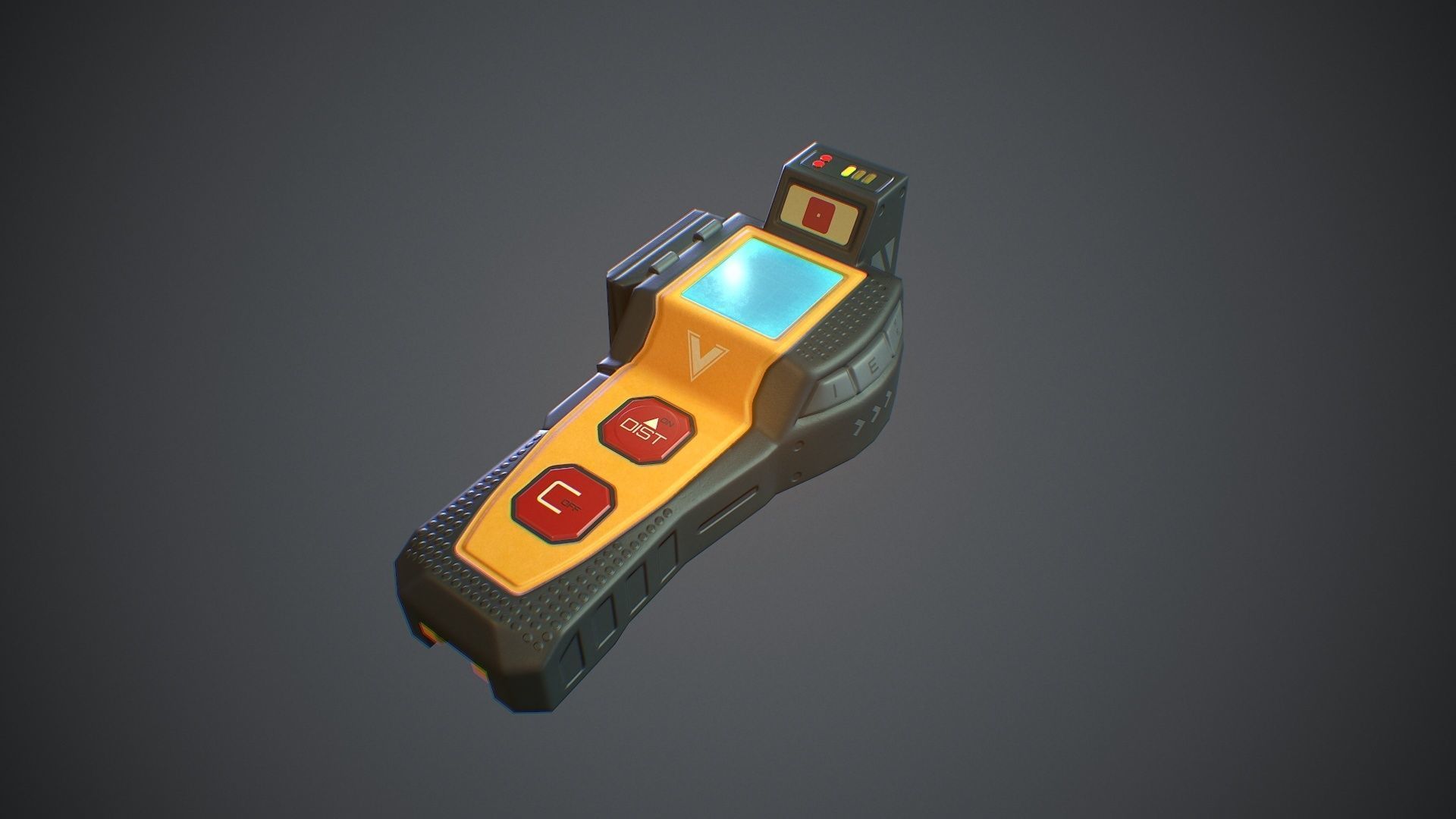Sci-Fi Rangefinder Low-poly 3D model_2