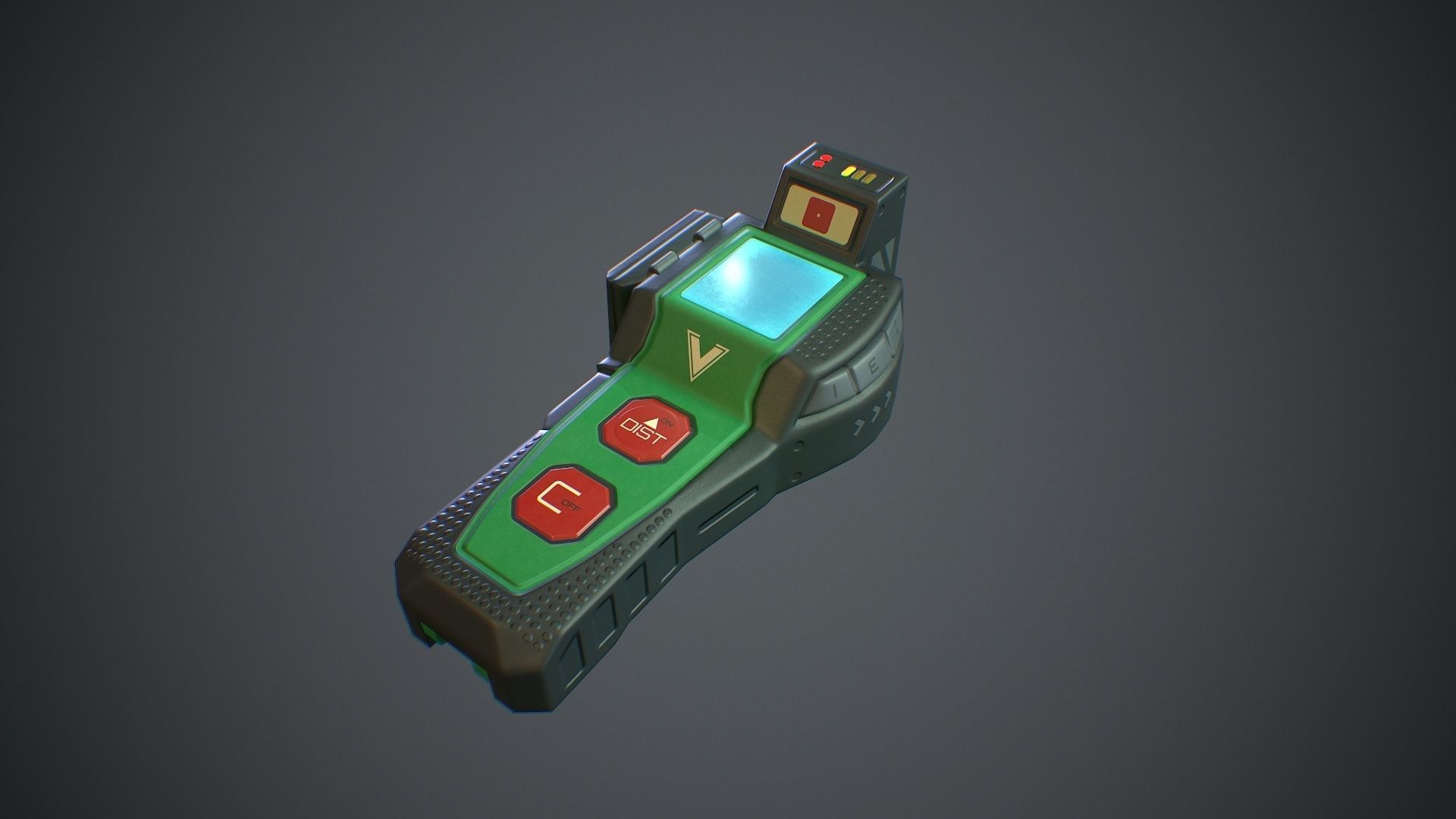 Sci-Fi Rangefinder Low-poly 3D model_1