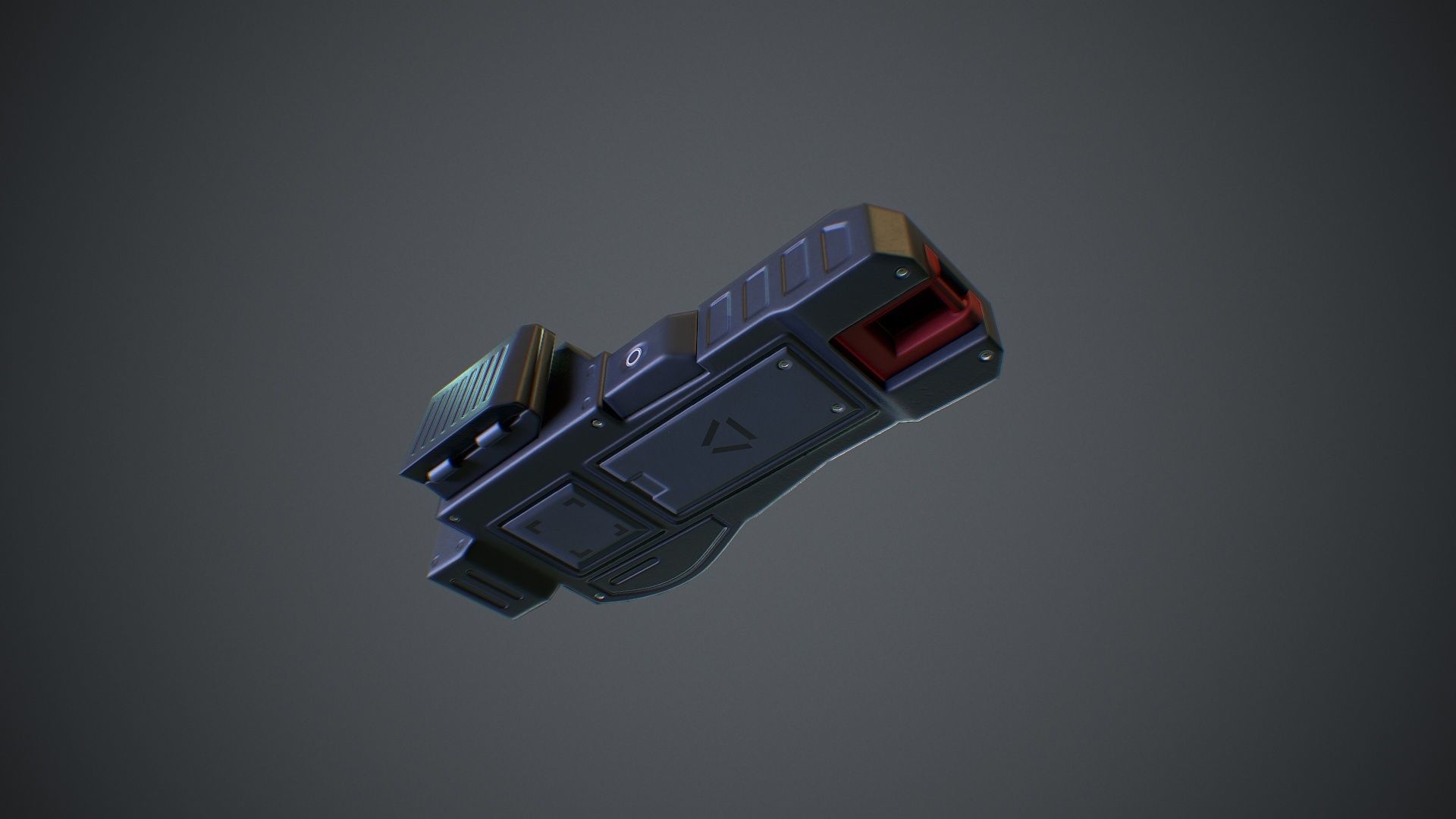 Sci-Fi Rangefinder Low-poly 3D model_7