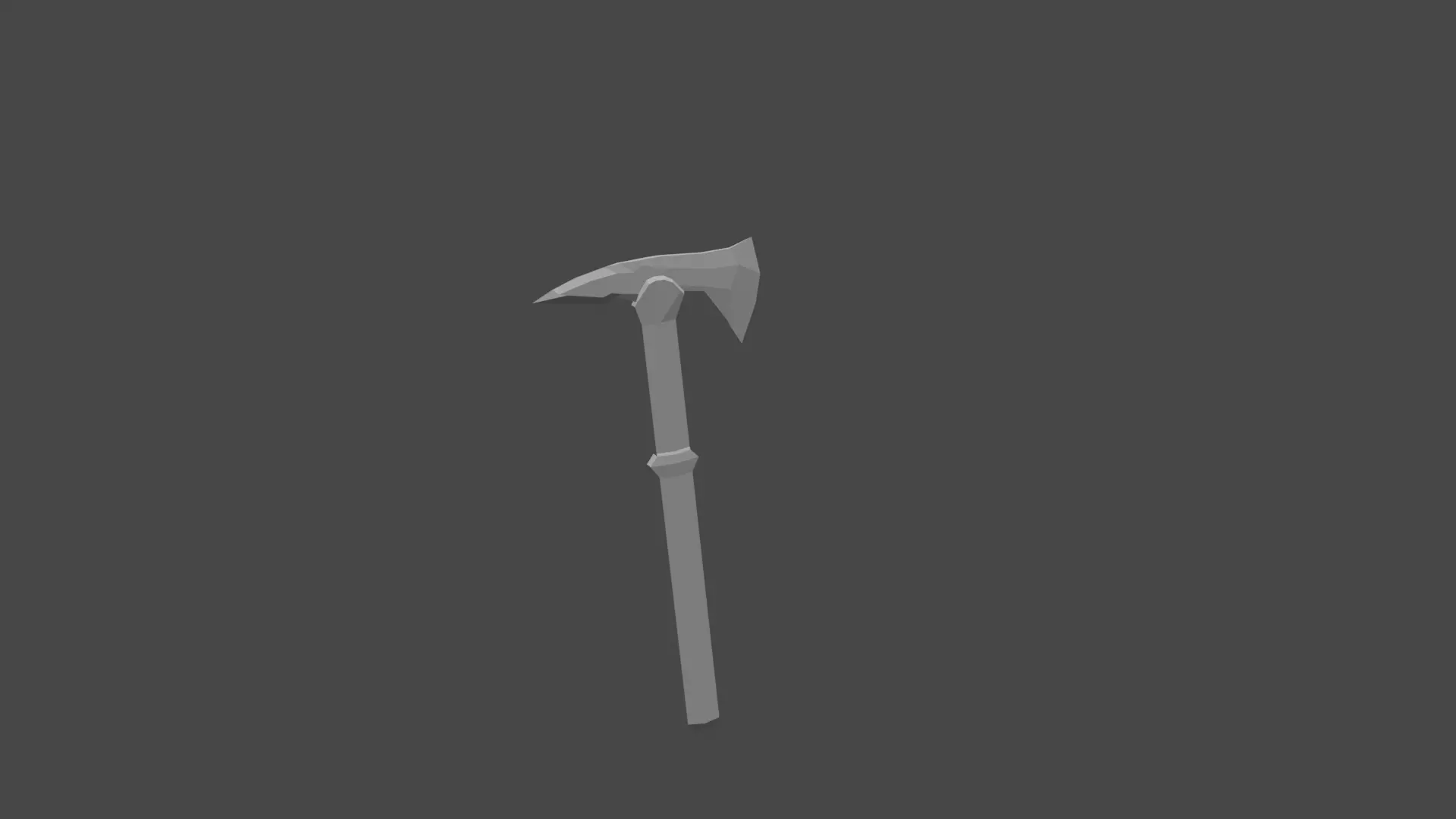 Climbing Hatchet Free low-poly 3D model_0