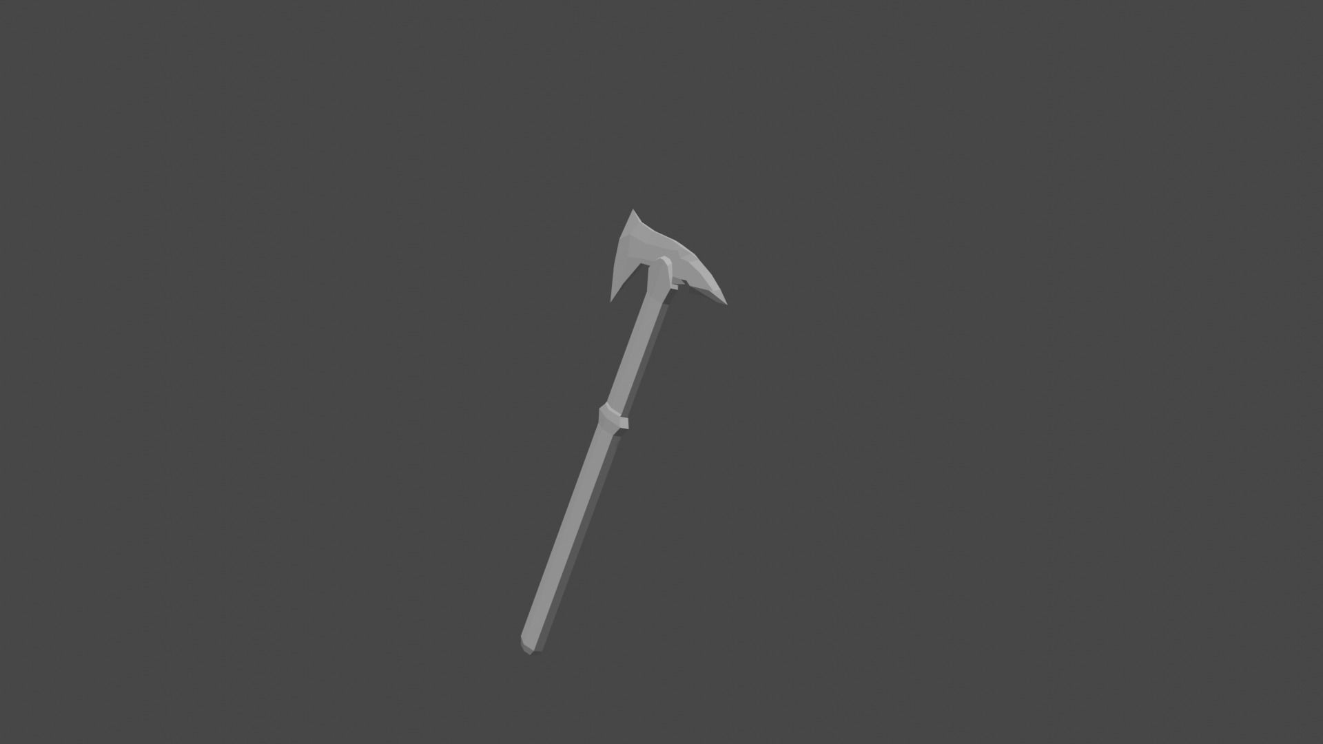 Climbing Hatchet Free low-poly 3D model_1