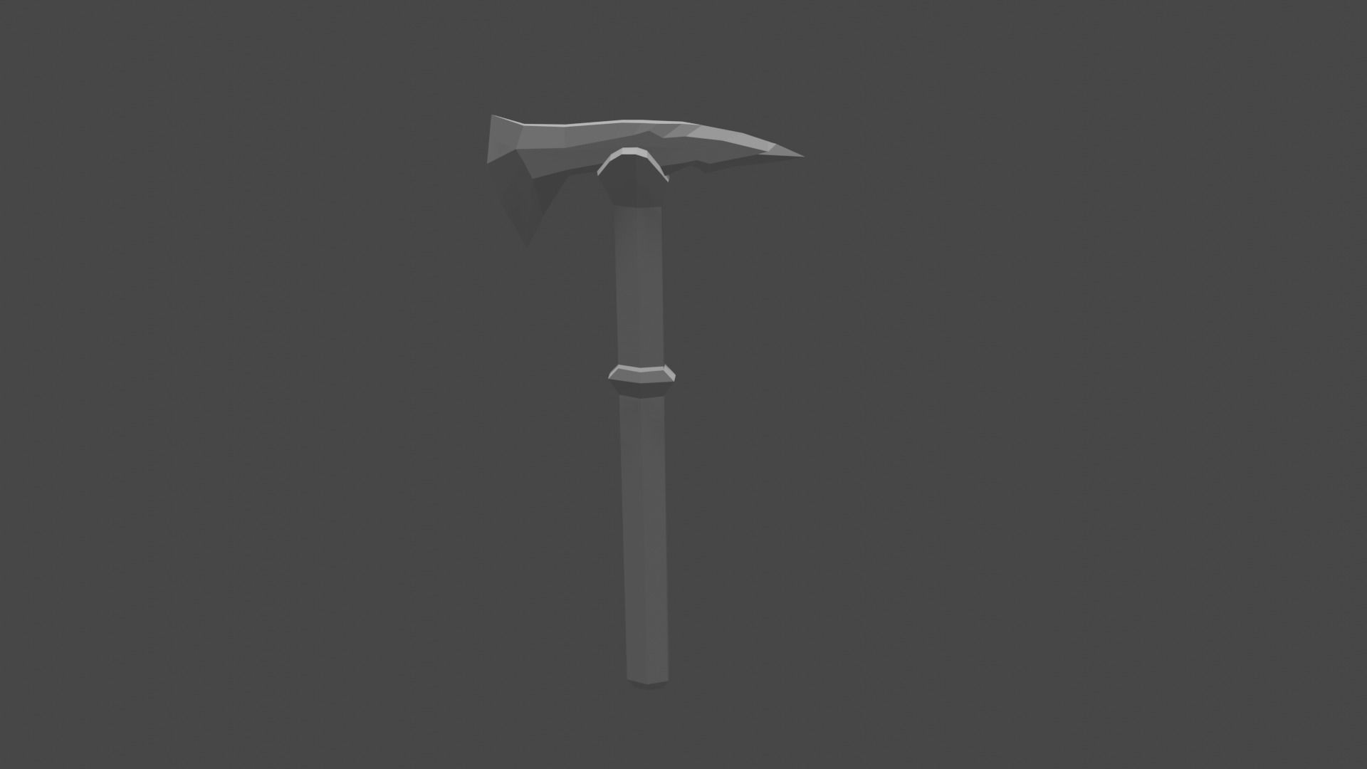 Climbing Hatchet Free low-poly 3D model_2