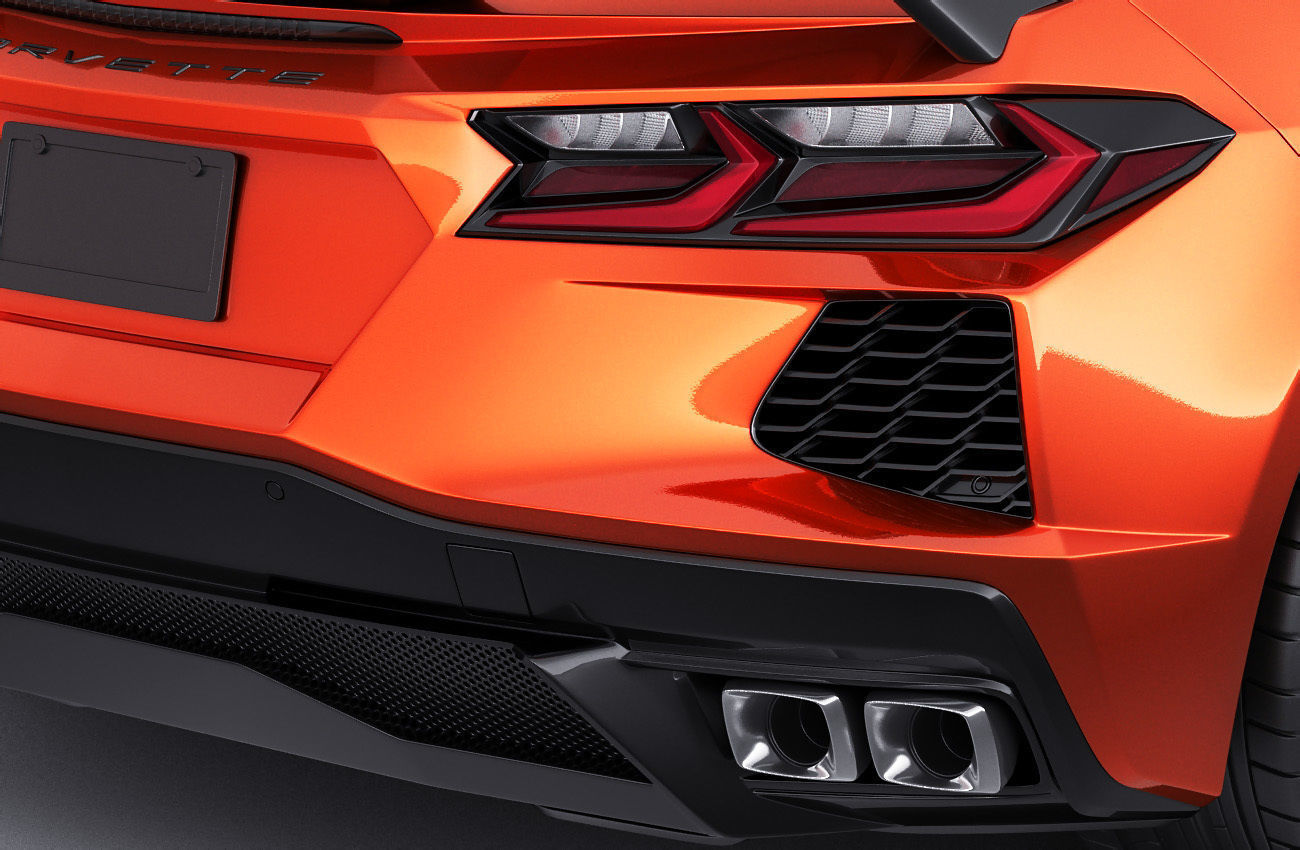 Corvette Convertible C8 3D model_7