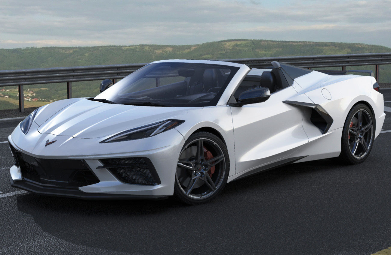 Corvette Convertible C8 3D model_21