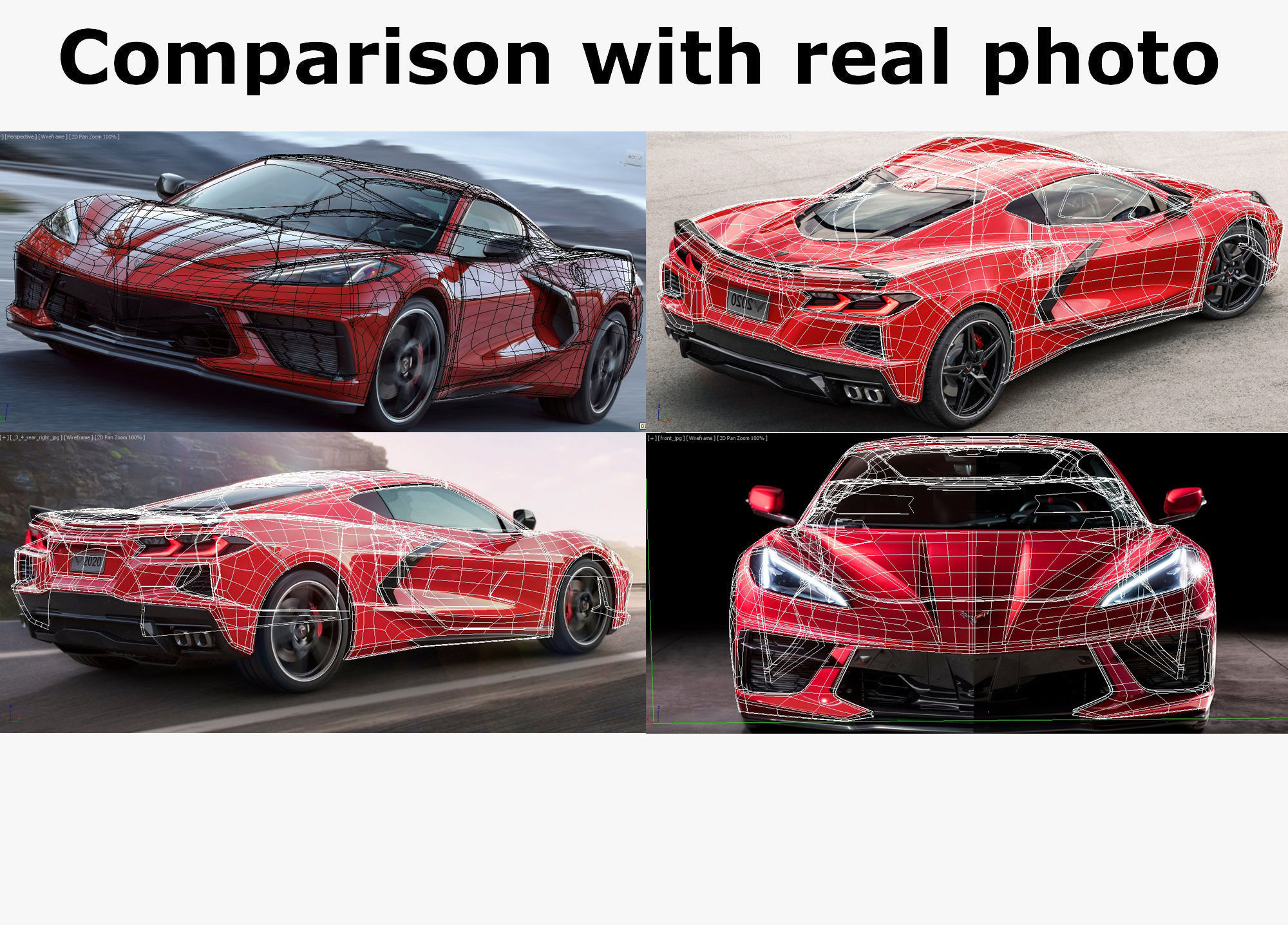 Corvette Convertible C8 3D model_33