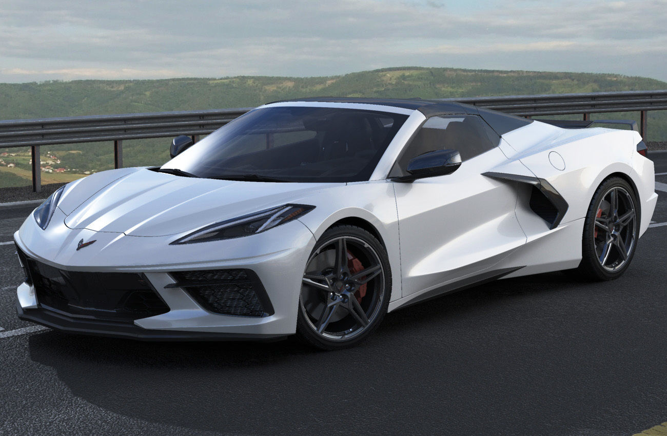 Corvette Convertible C8 3D model_20