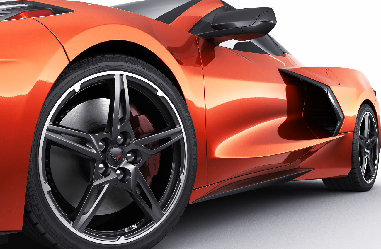 Corvette Convertible C8 3D model_15