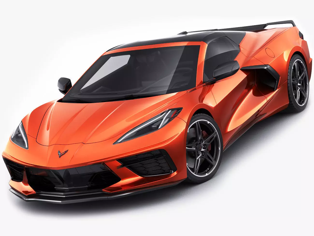 Corvette Convertible C8 3D model_0