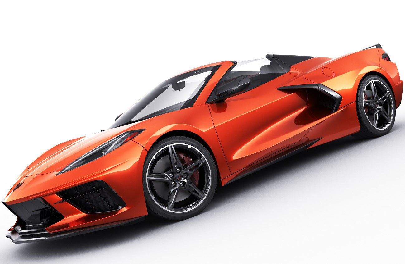 Corvette Convertible C8 3D model_13