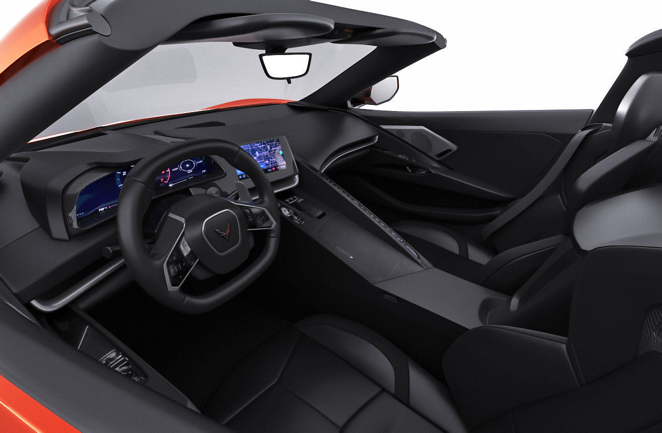 Corvette Convertible C8 3D model_18