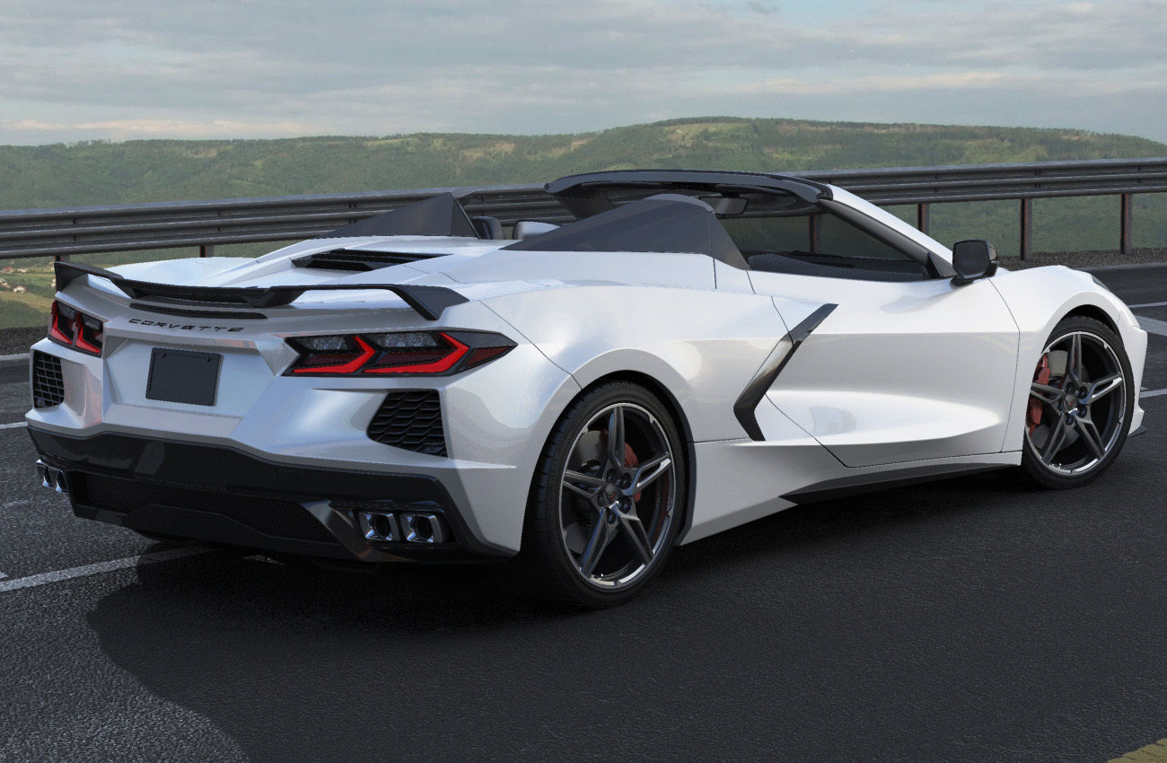 Corvette Convertible C8 3D model_22