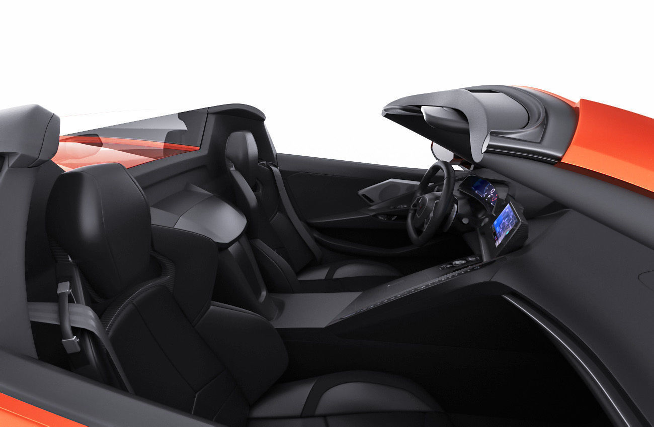 Corvette Convertible C8 3D model_19