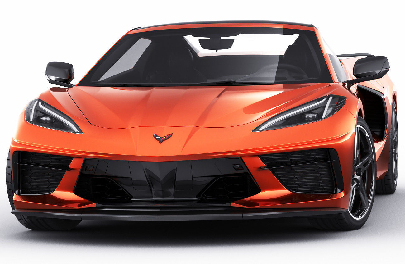 Corvette Convertible C8 3D model_16