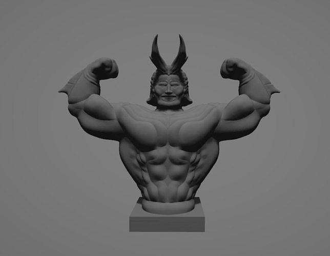 Allmight bust 3D print model