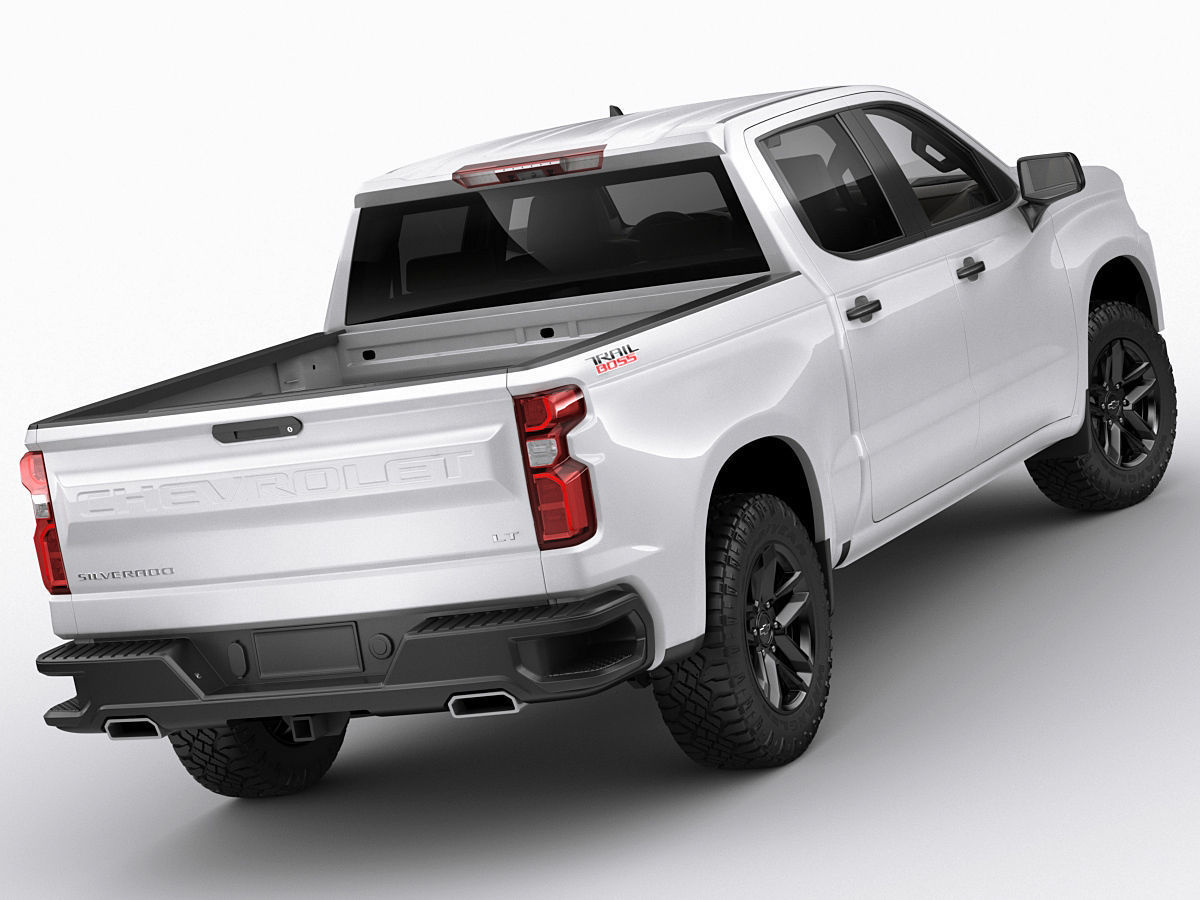 Silverado Trail Boss 2020 and Custom Trail Boss 3D model_3