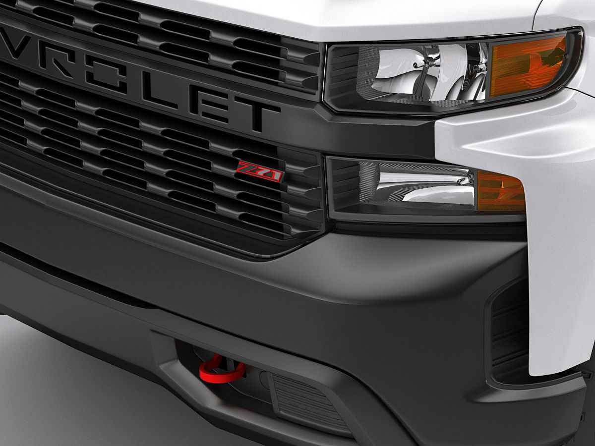 Silverado Trail Boss 2020 and Custom Trail Boss 3D model_7