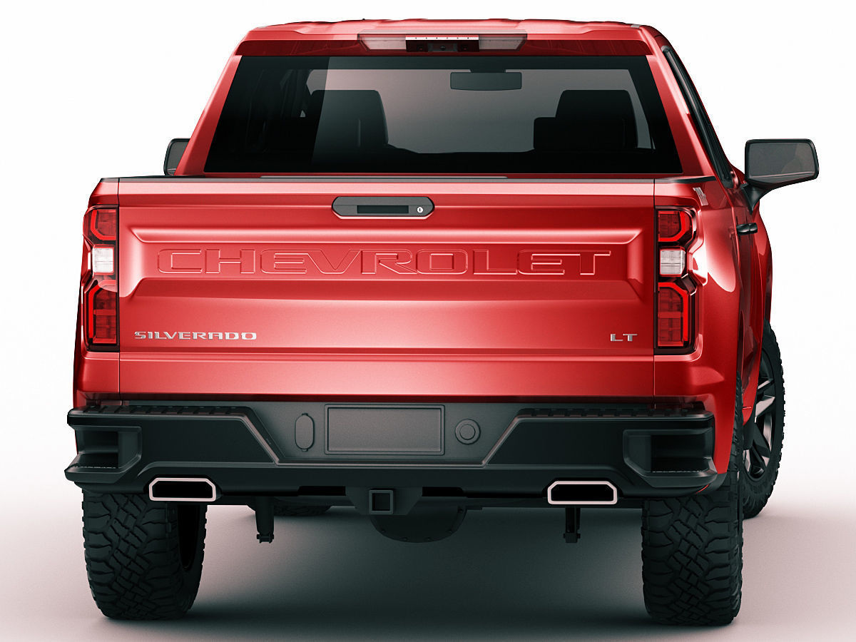 Silverado Trail Boss 2020 and Custom Trail Boss 3D model_16