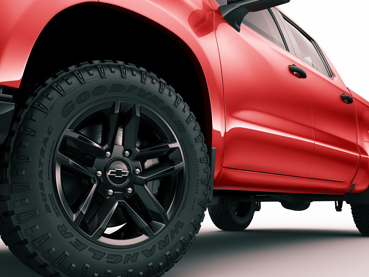 Silverado Trail Boss 2020 and Custom Trail Boss 3D model_13