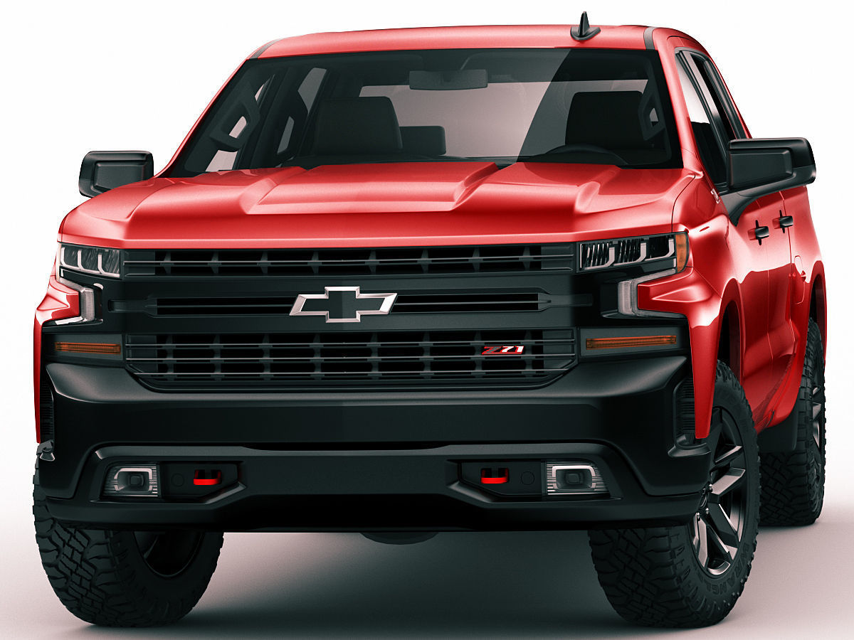 Silverado Trail Boss 2020 and Custom Trail Boss 3D model_14