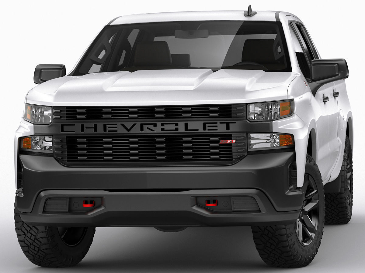 Silverado Trail Boss 2020 and Custom Trail Boss 3D model_15