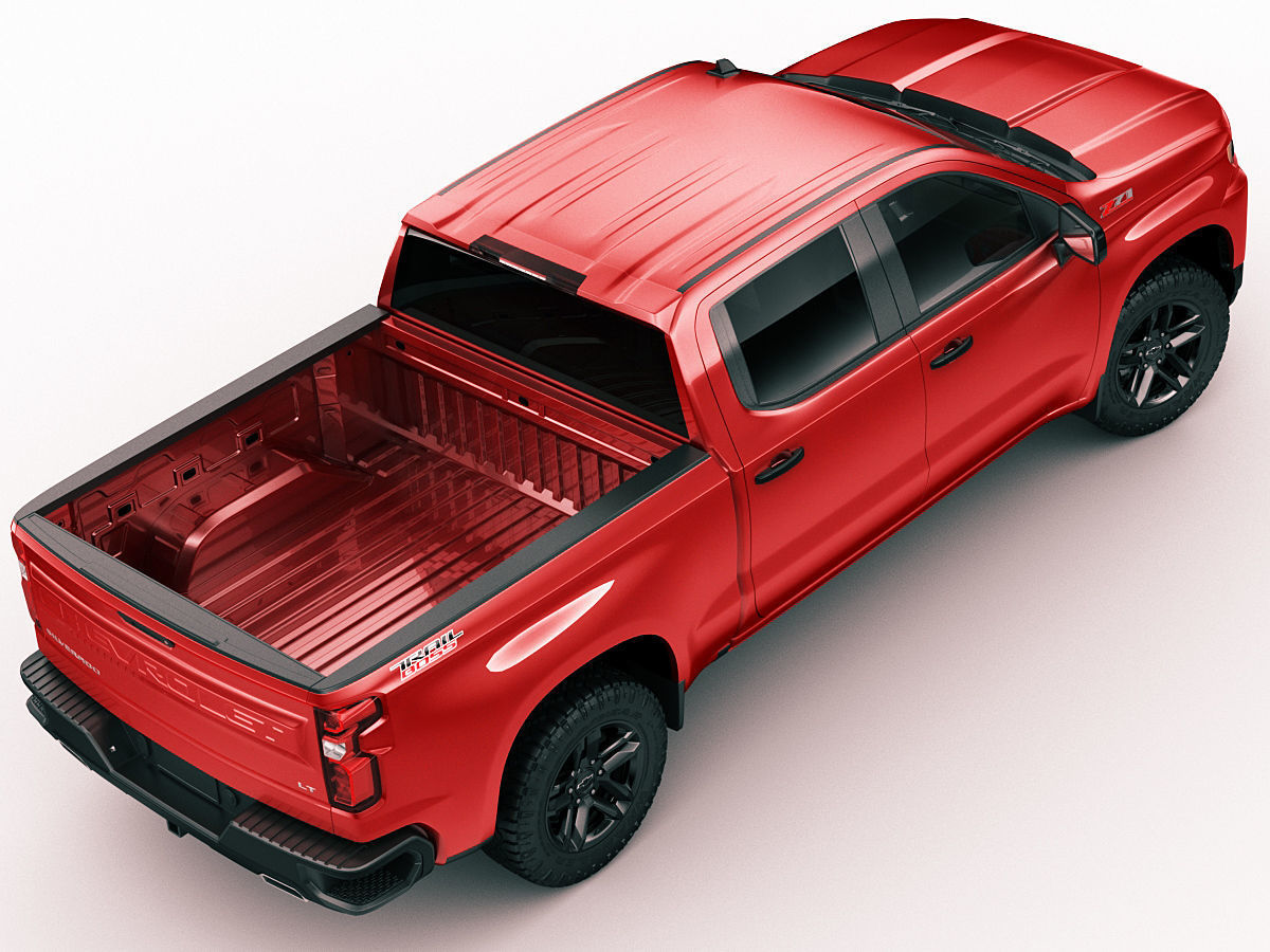 Silverado Trail Boss 2020 and Custom Trail Boss 3D model_10