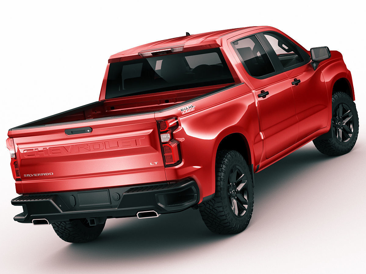 Silverado Trail Boss 2020 and Custom Trail Boss 3D model_2