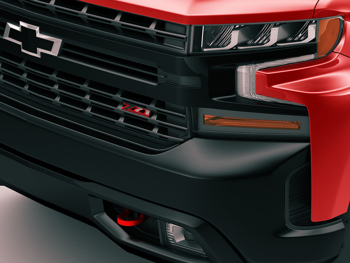 Silverado Trail Boss 2020 and Custom Trail Boss 3D model_6