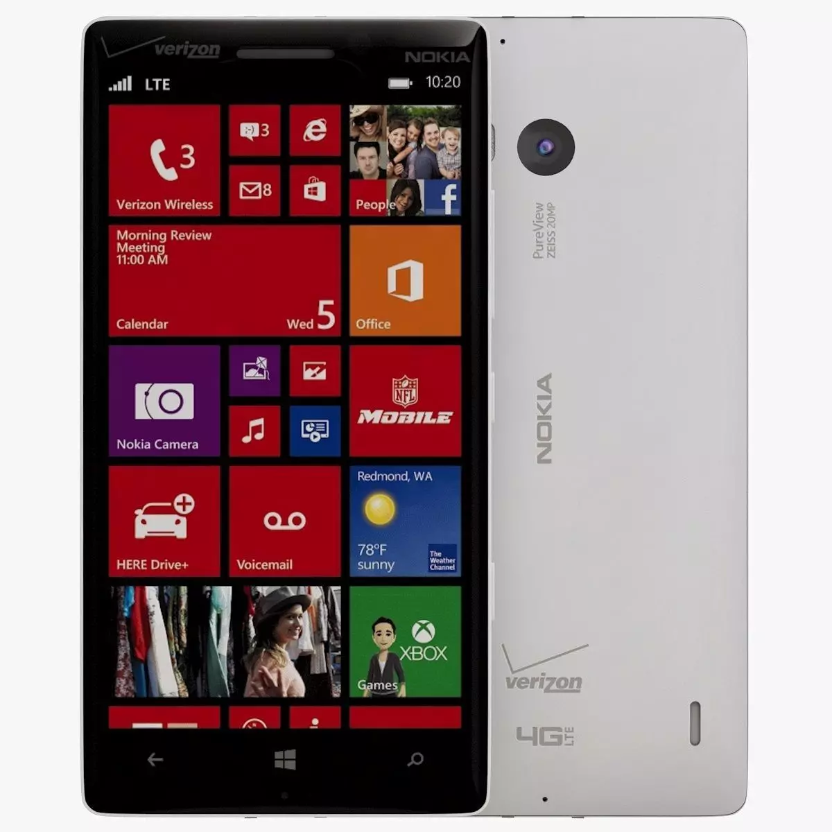 Nokia Lumia Icon White 3D model_0