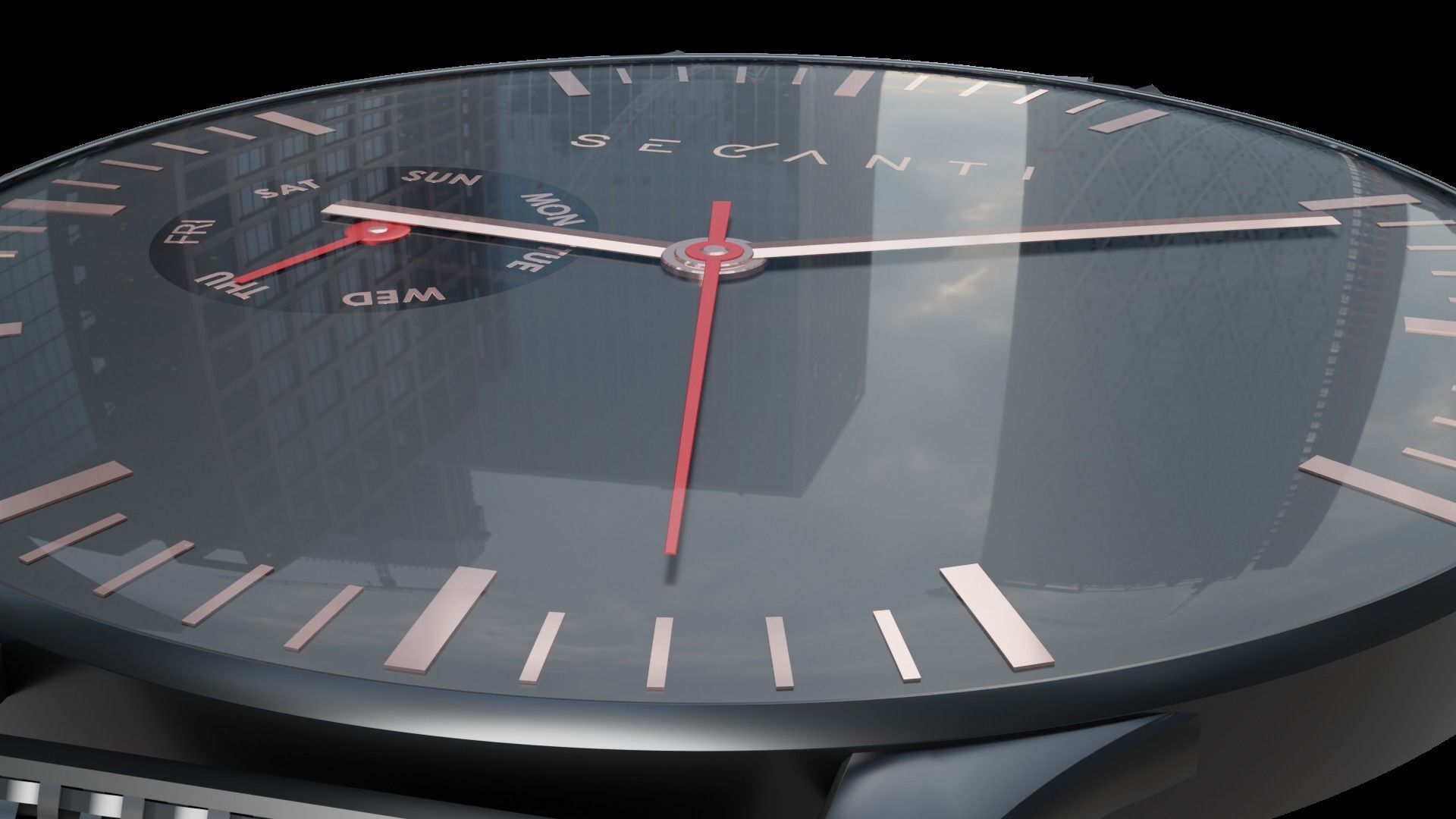 Minimalistic watch 3D model_5