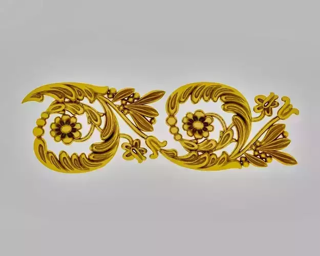 Decor ornament 3D model 01 3D model