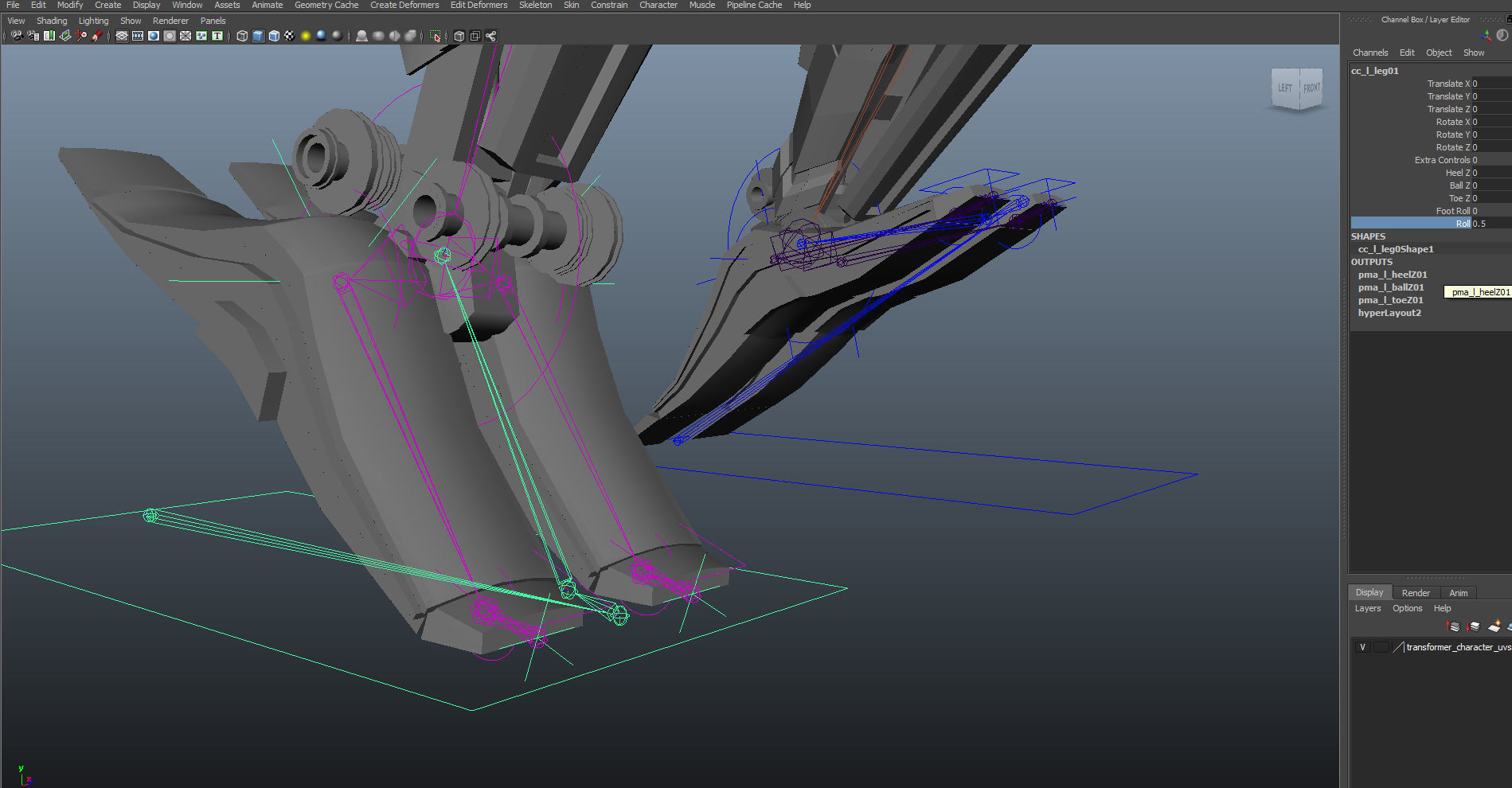 Transformer transformers last knight bumblebee 3D model_8
