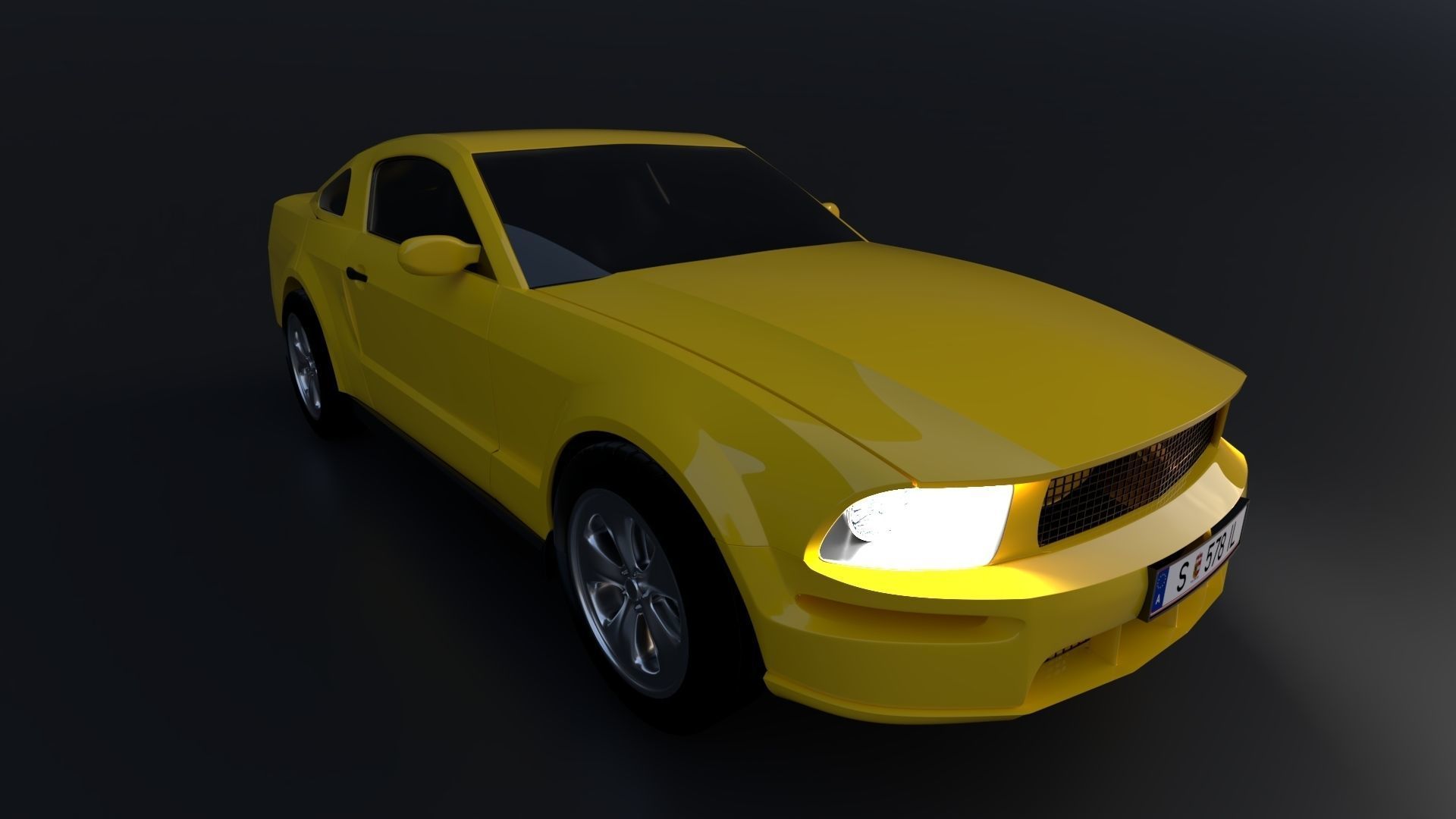 Transformer transformers last knight bumblebee 3D model_4