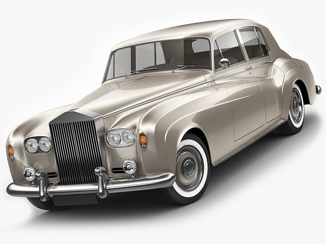 Classic Vintage Luxury Limousine 3D model