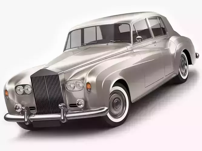 Classic Vintage Luxury Limousine 3D model