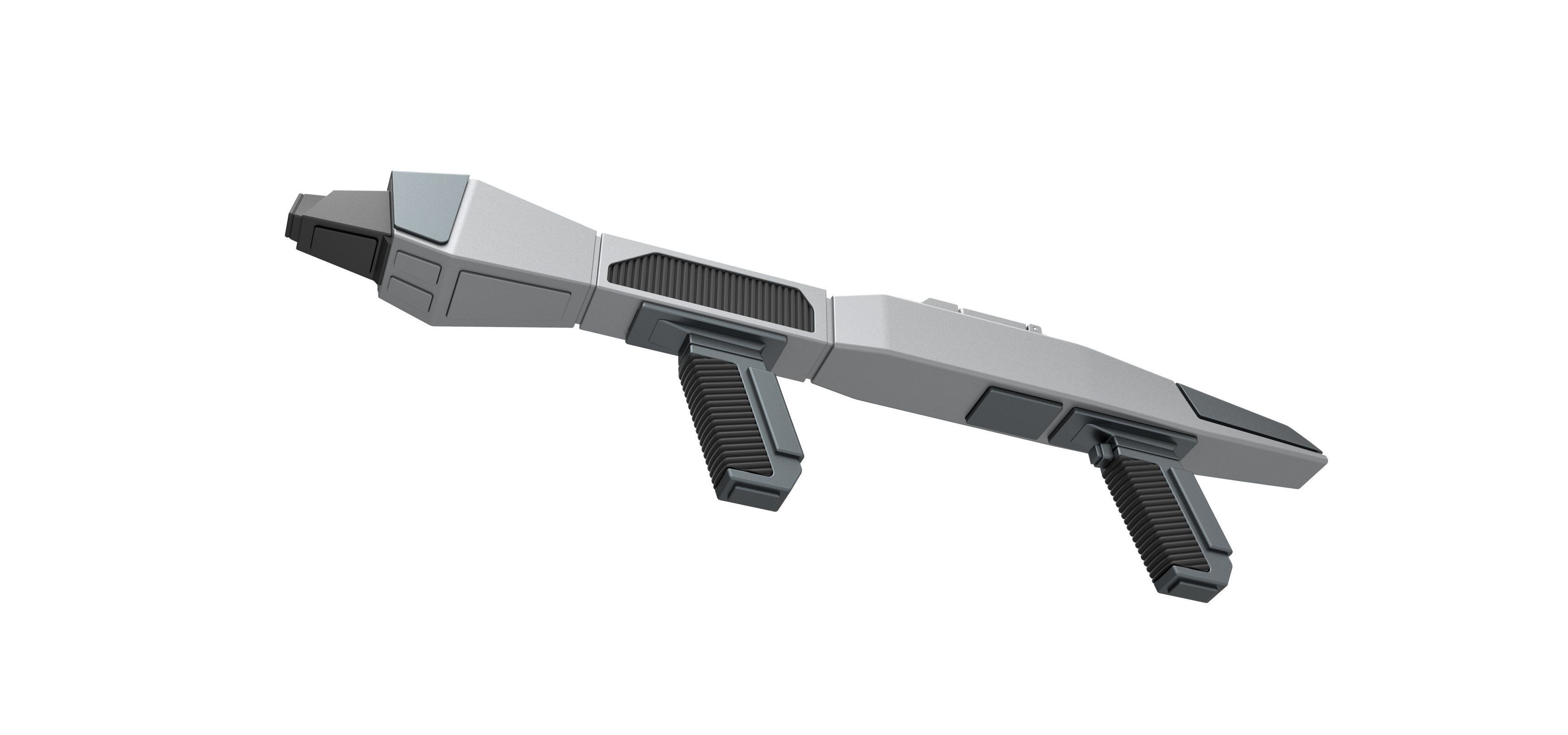 Starfleet Type 3 Phaser Rifle from Star Trek TNG and DSN 3D model 3D ...
