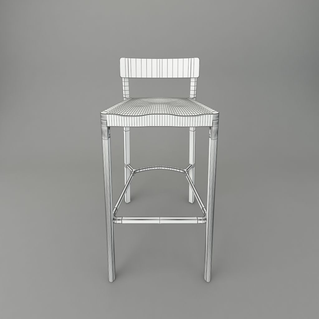 emeco  lancaster-barstool  3D model_8