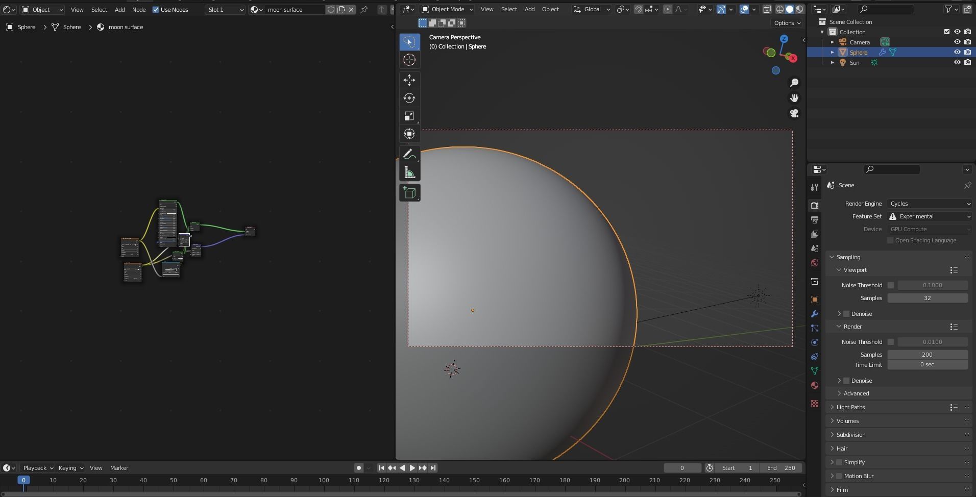 Moon Scene 3D model_3