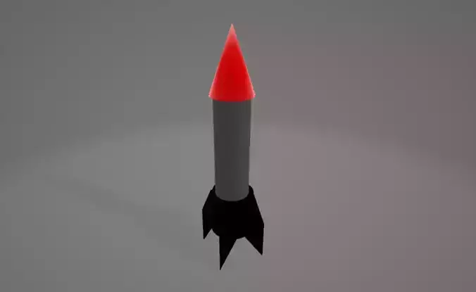 Simple 3d Rocket Model
