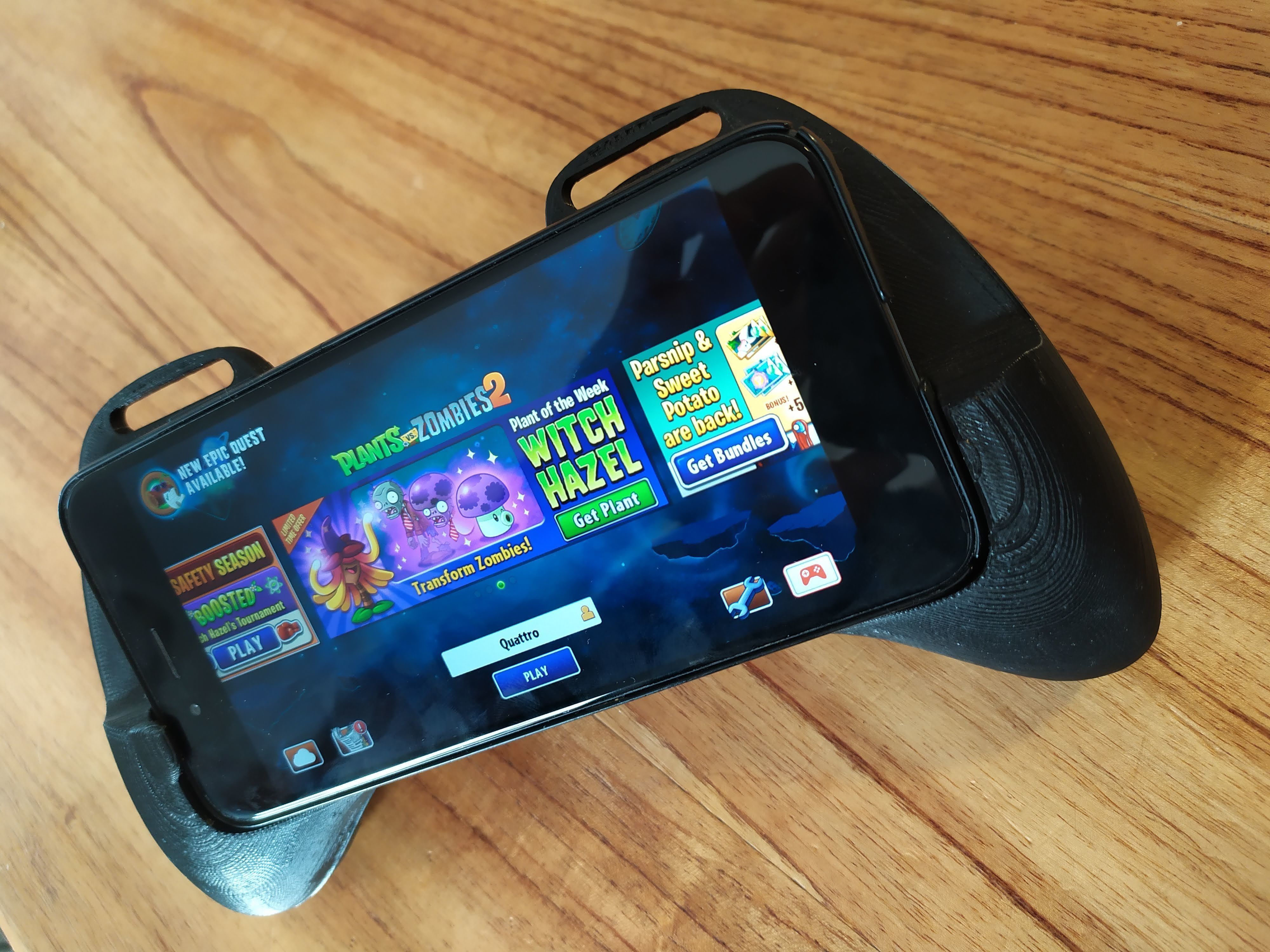 Gaming Grip-Pad for smartphones 3D print model_1