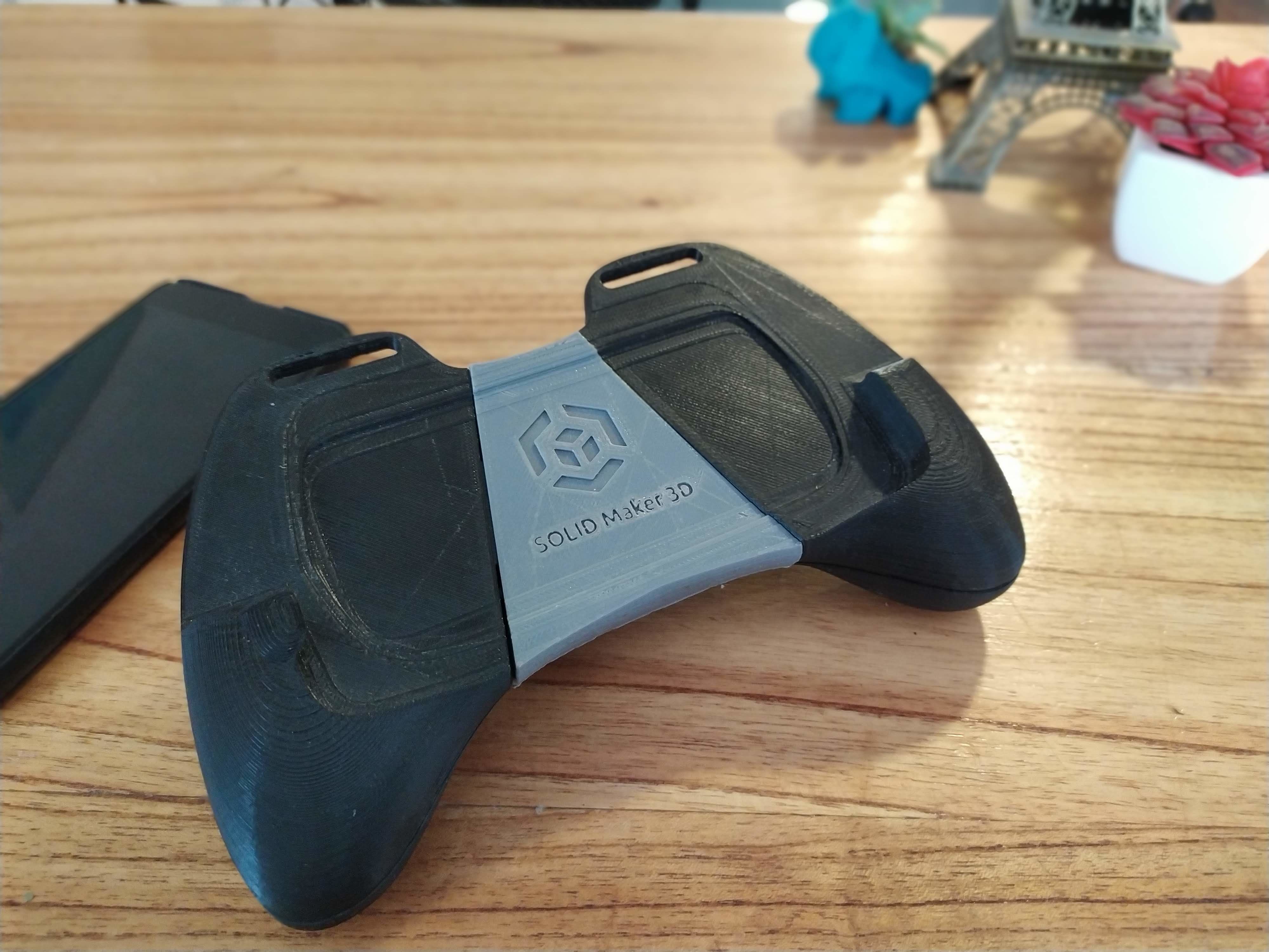 Gaming Grip-Pad for smartphones 3D print model_2