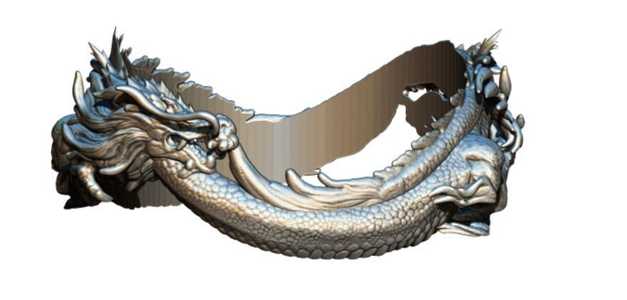 Dragon Ring 3D print model_1