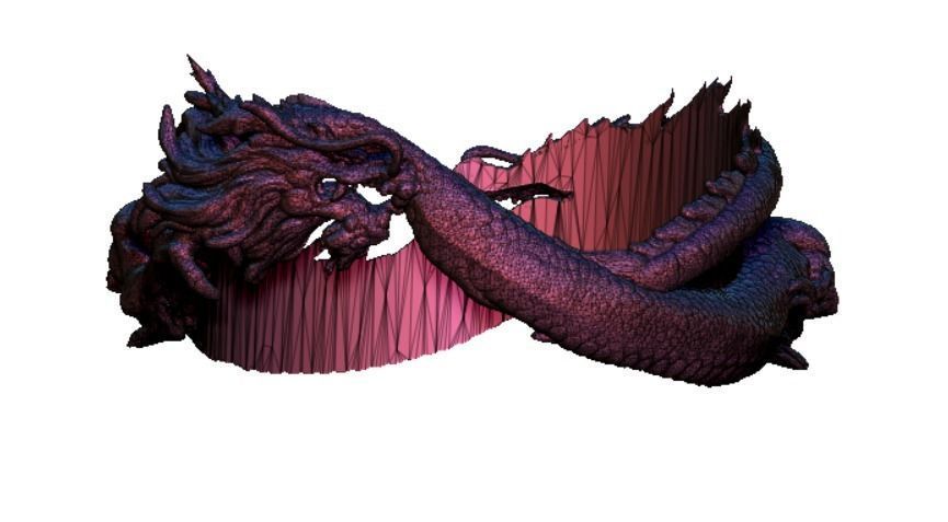 Dragon Ring 3D print model_3