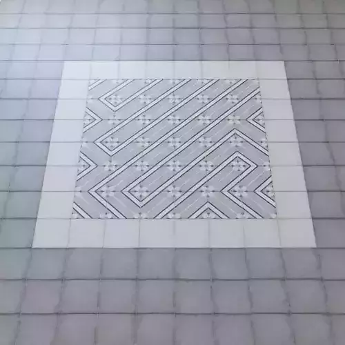 Porcelain tile collection EQUIPE ART NOUVEAU  EKIPE AR NUVO  3D model