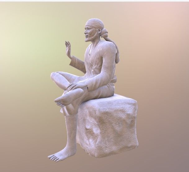 Sai baba 3D Model Low-poly 3D model_13