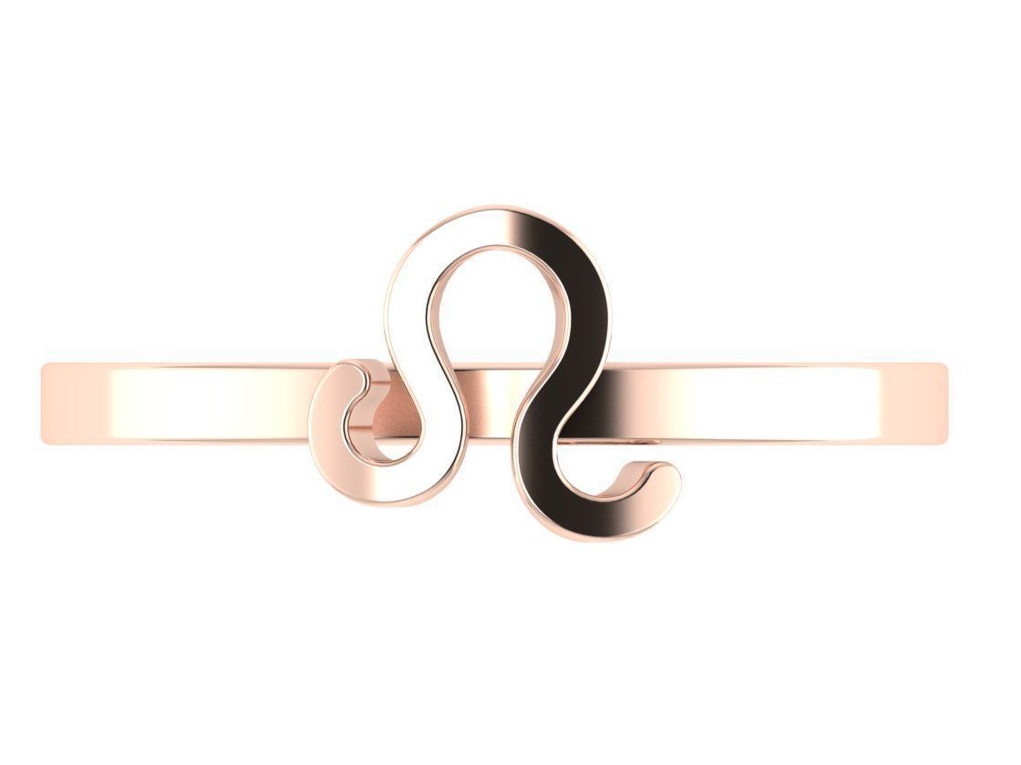 12 rings in the form of zodiac signs 3D print model_8