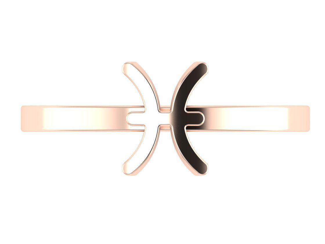 12 rings in the form of zodiac signs 3D print model_6